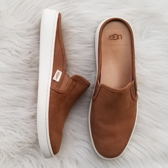 ugg gene nubuck slide sneakers